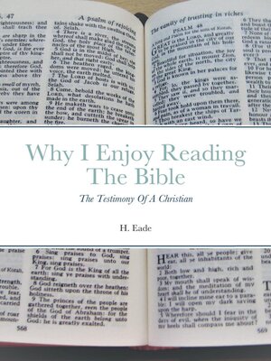 cover image of Why I Enjoy Reading the Bible